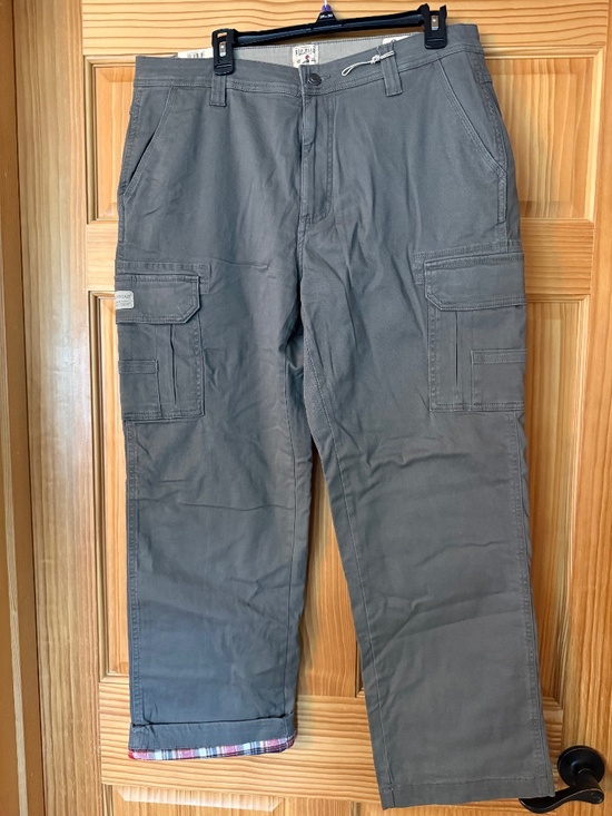 RedHead Other - NWT Men’s Red Head Flannel lined cargo Grey pants 36x30